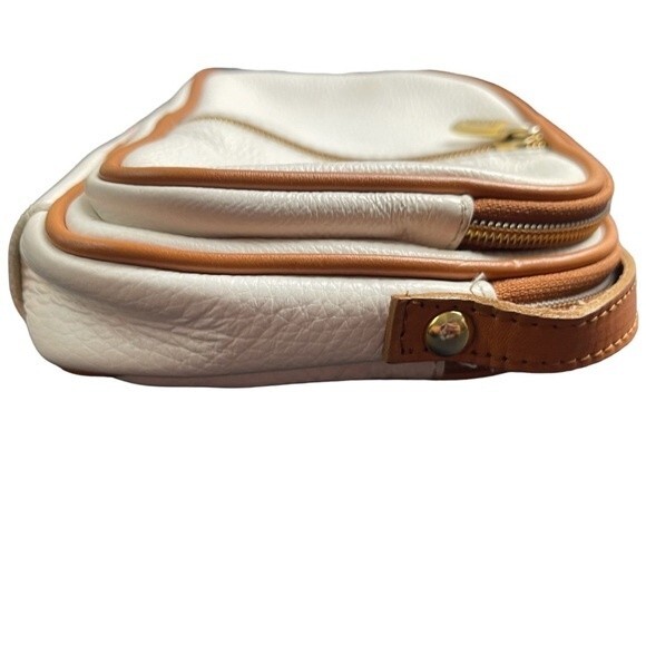 VALENTINA ivory Made In Italy Leather Extra Small Crossbody - Picture 5 of 11